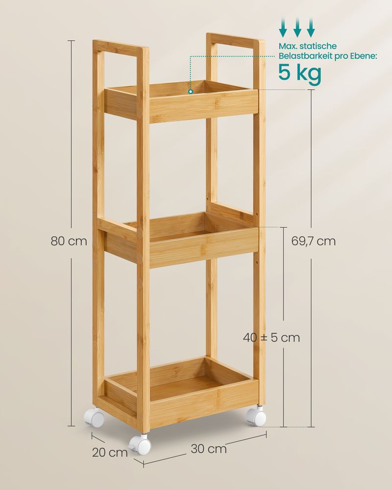 0044 Bambukinis vežimėlis