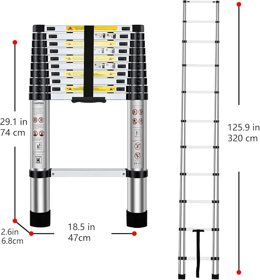 0068 Teleskopinės kopėčios