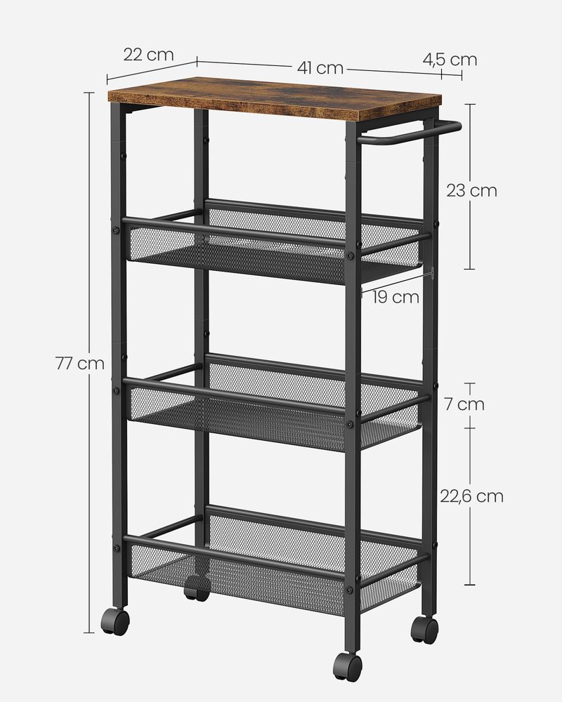 040 Metalinis vežimėlis