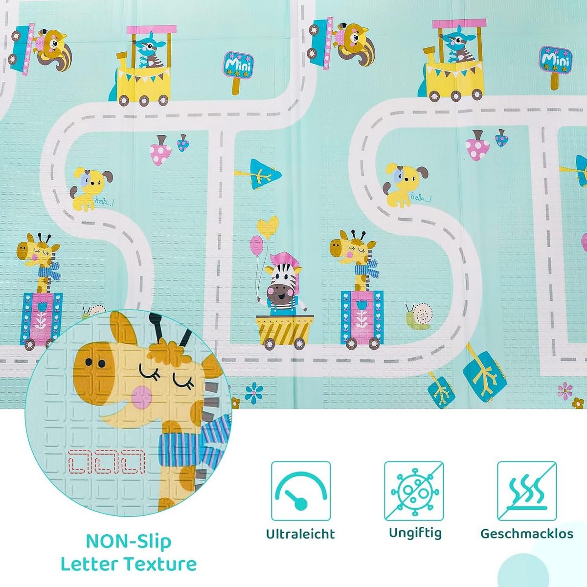 0070 Dvipusis edukacinis kilimėlis