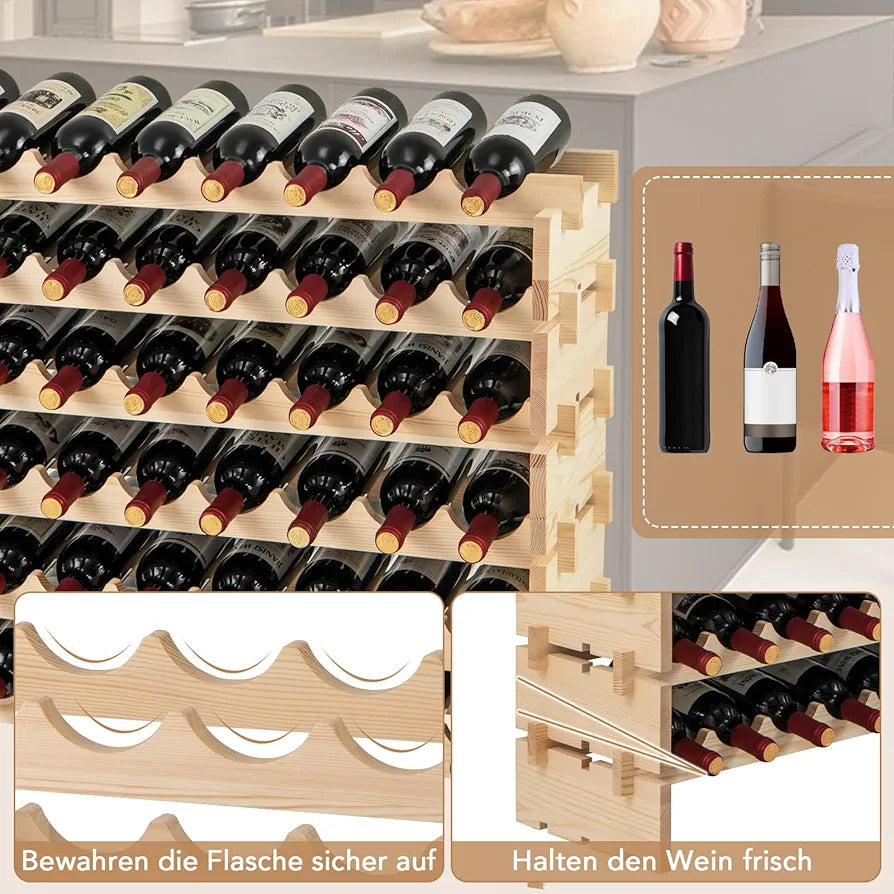 0047 Vyno butelių stovas