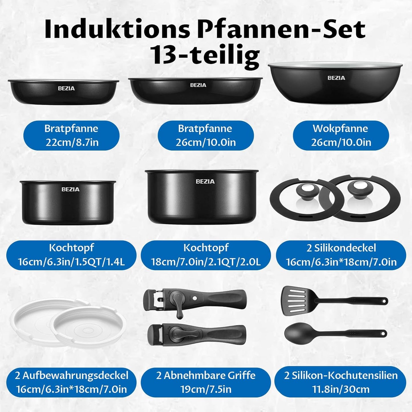 0069 Puodų ir keptuvių rinkinys