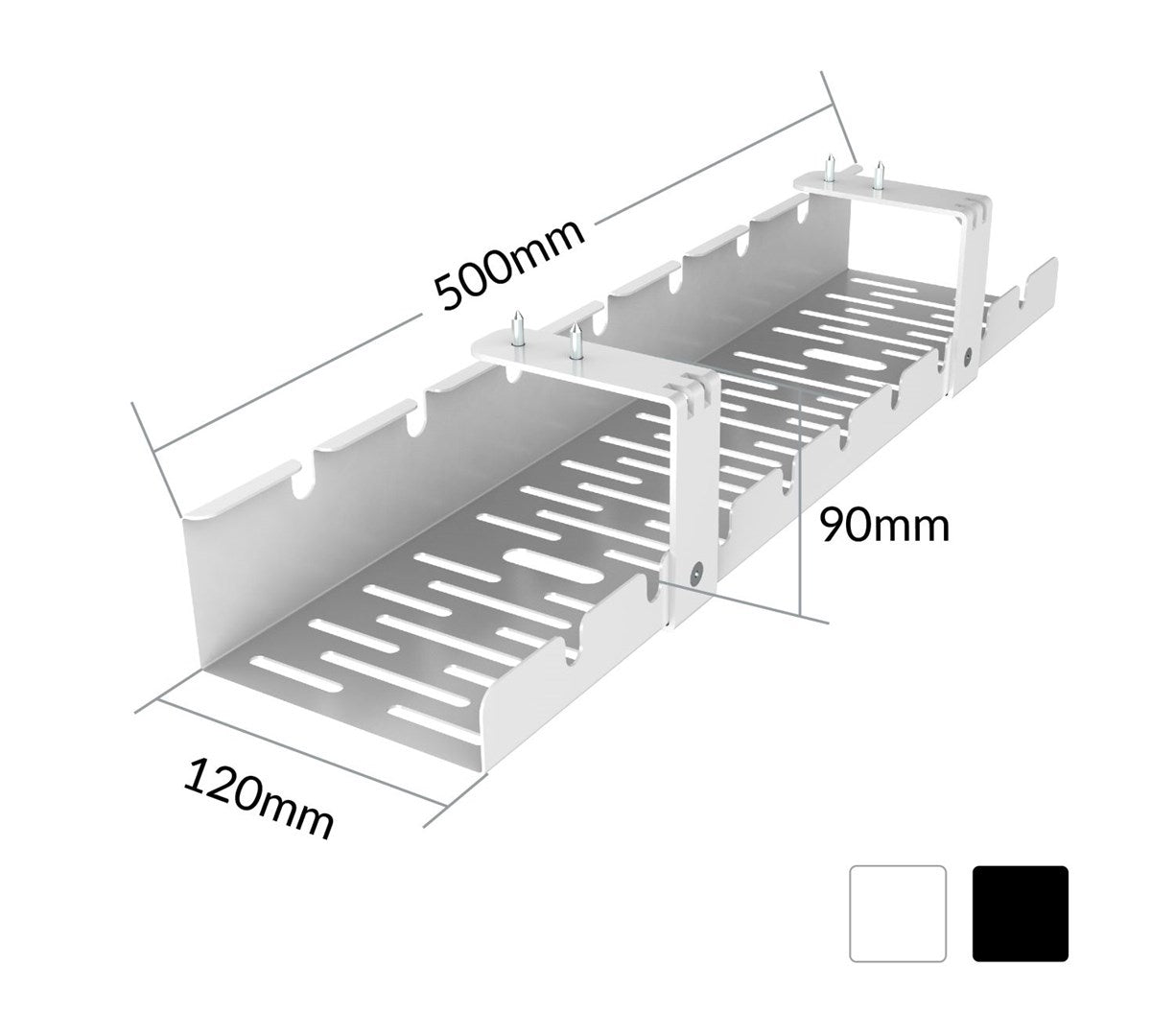 074 Stalo kabelių laikikliai