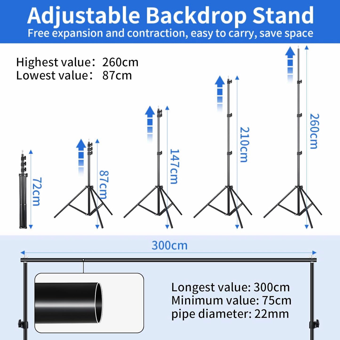 0071 Foto sienelės stovas