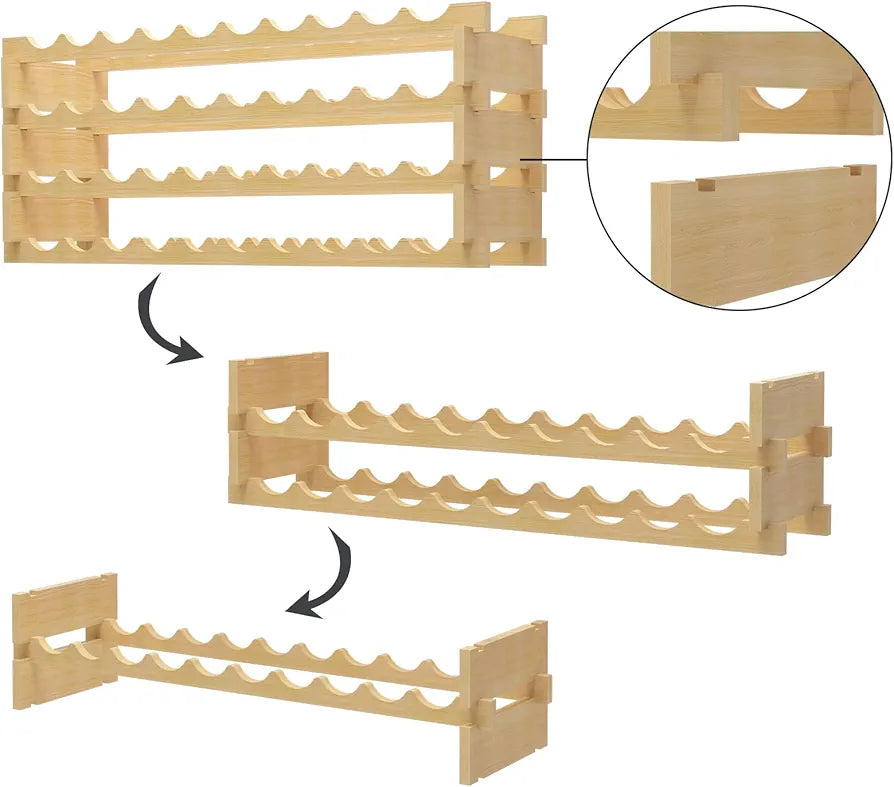 0047 Vyno butelių stovas