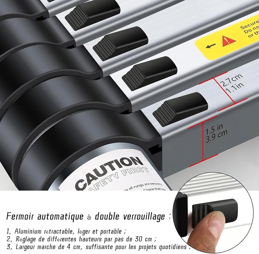 0068 Teleskopinės kopėčios