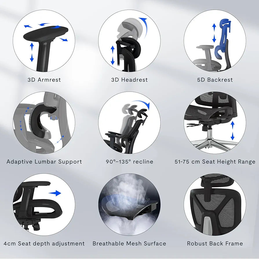 048 Ergonominės kėdės