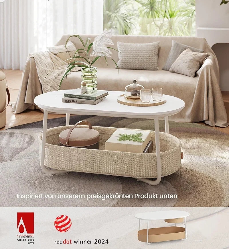 0087 Kavos stalas su daiktadėže