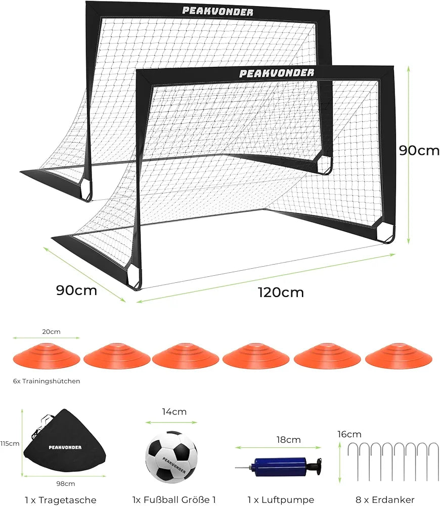 0057 Futbolo vartų komplektas